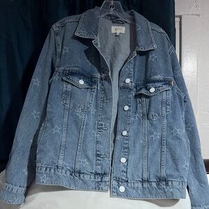 Rails Mulholland jacket in the Lady Liberty wash feauturing a star laser print